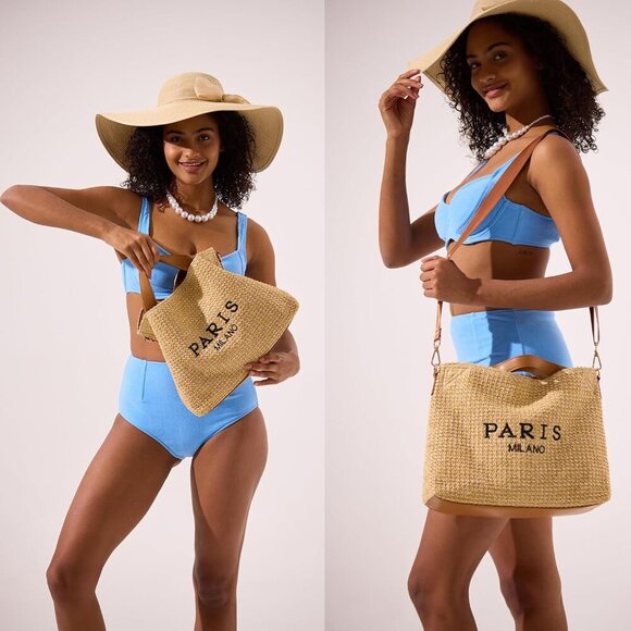 Stylish Eco-Friendly Quilted Tote for Summer – Crossbody & Handheld Options - Picture 2 of 6